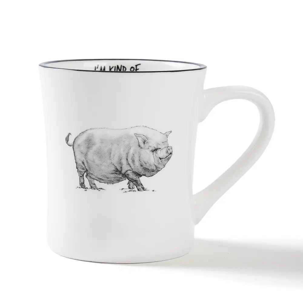 Black & White Emily Coffee Mug