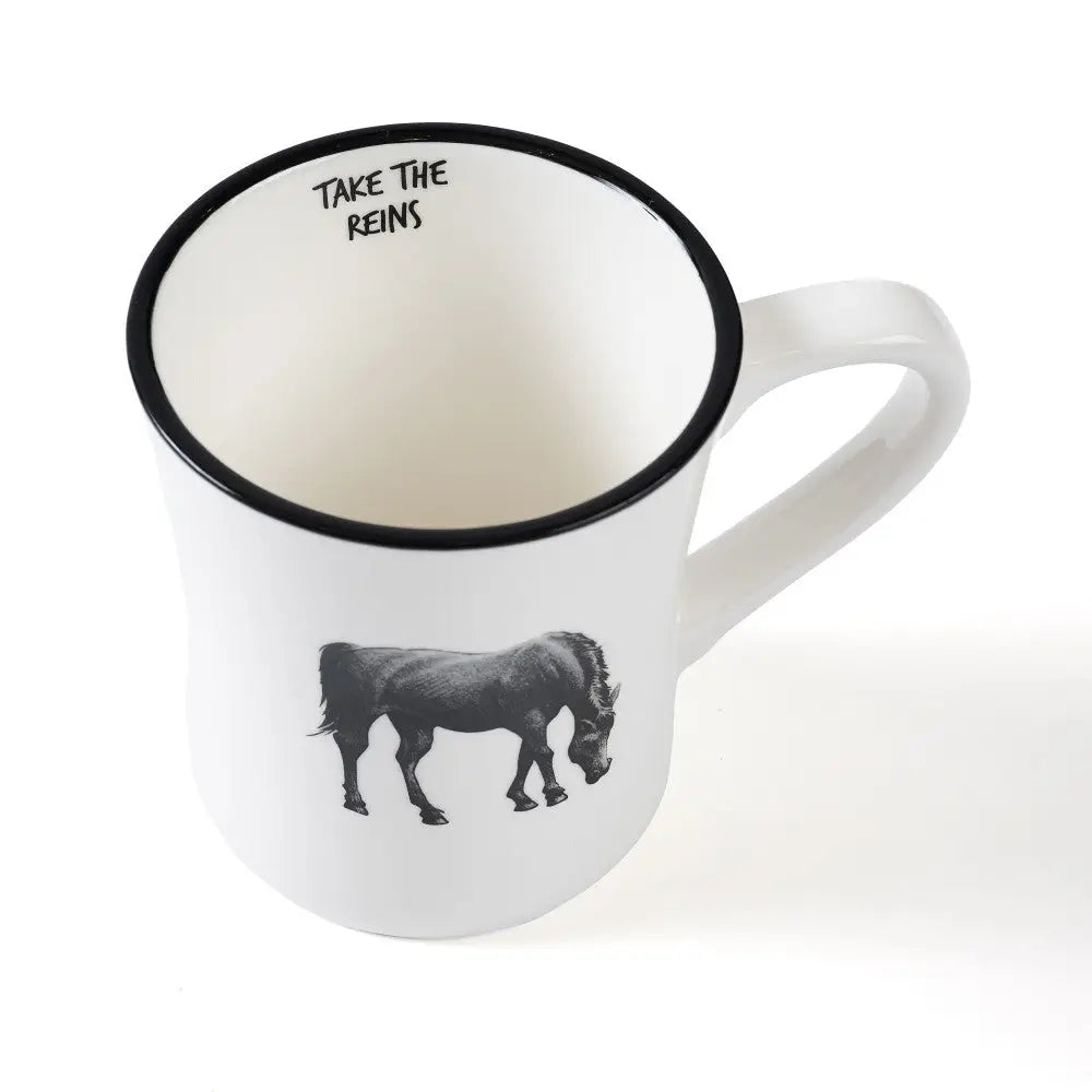 Black & White Rocky Coffee Mug