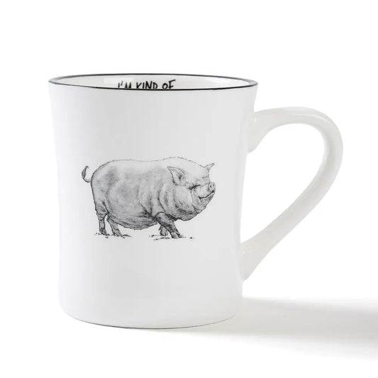 Black & White Emily Coffee Mug