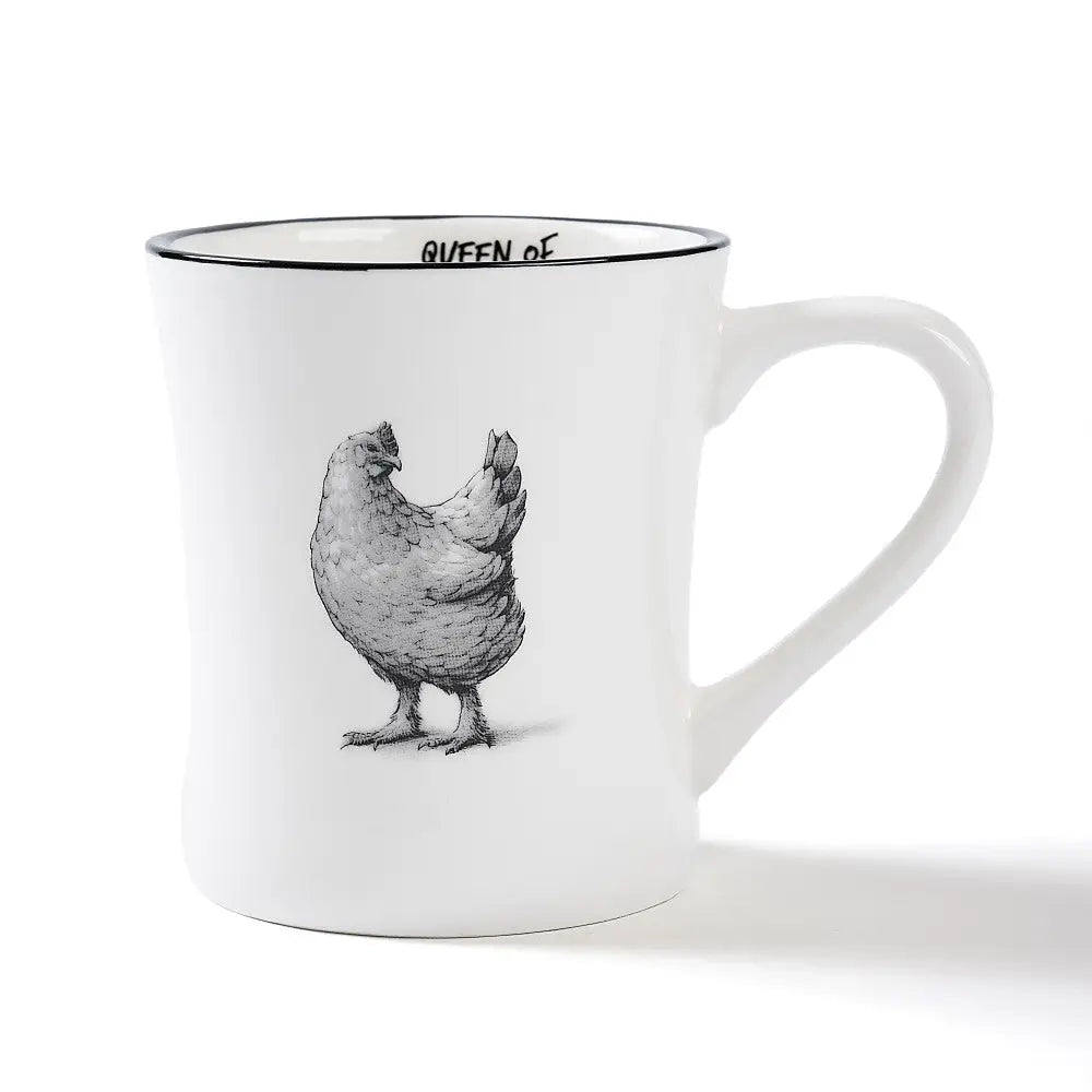 Black & White Gertrude Coffee Mug