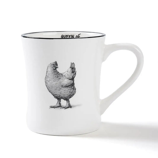 Black & White Gertrude Coffee Mug