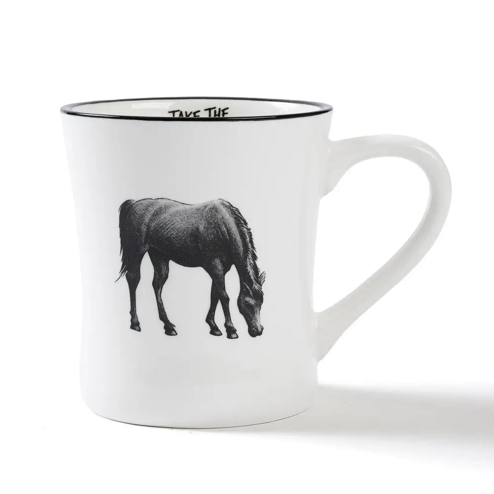 Black & White Rocky Coffee Mug
