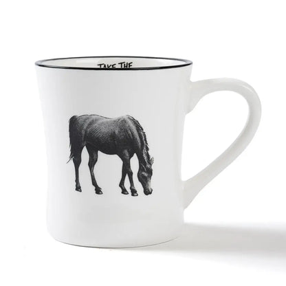 Black & White Rocky Coffee Mug