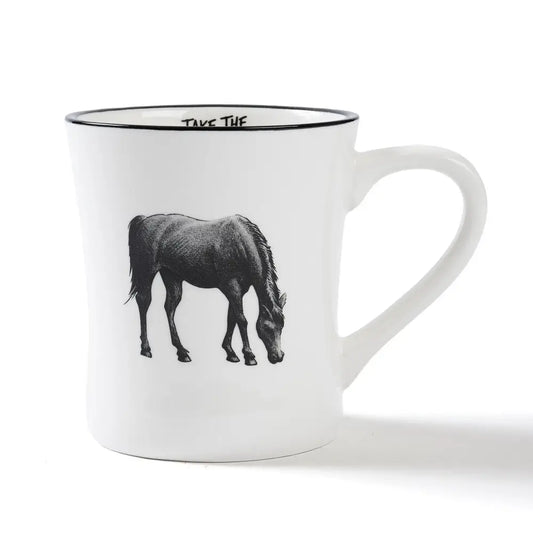 Black & White Rocky Coffee Mug