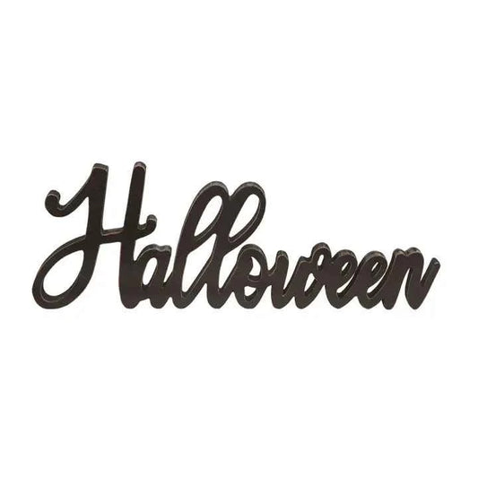 Die Cut Halloween Cursive Decor