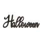 Die Cut Halloween Cursive Decor