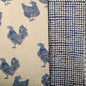 Henrietta Tea Towel Set 3 Blueberry