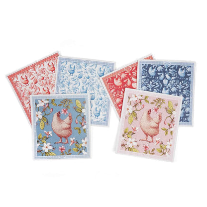 Set of 6 Gertrude Variety Reusable Dish Cloths