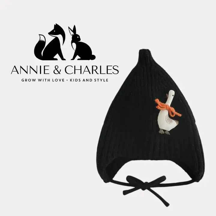 Annie & Charles® Knitted Hat "Winter Goose"
