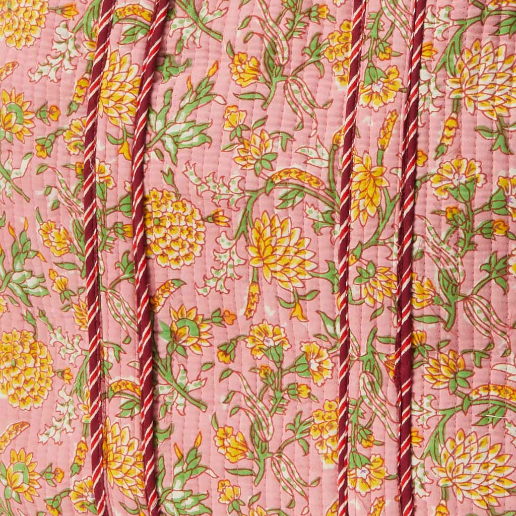 Marigold Blush Quilted Tote Bag