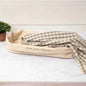 Fabric Bread Basket - Our Daily Bread, with Cover (Set)